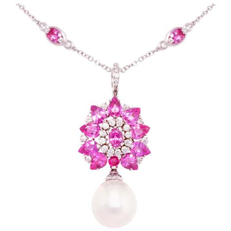 louis vuitton high jewelry pink diamond necklace